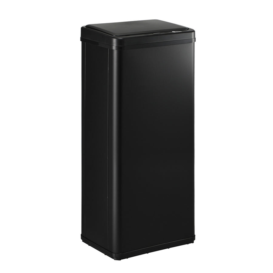 Oikiture 60L Motion Sensor Bin Stainless Steel Black