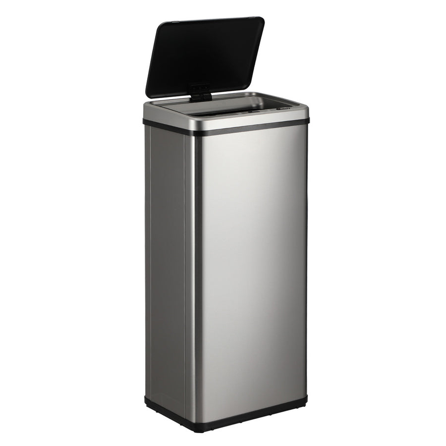 Oikiture Motion Sensor Bin 60L Automatic Silver