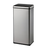 Oikiture Motion Sensor Bin 60L Automatic Silver - Top-Down View