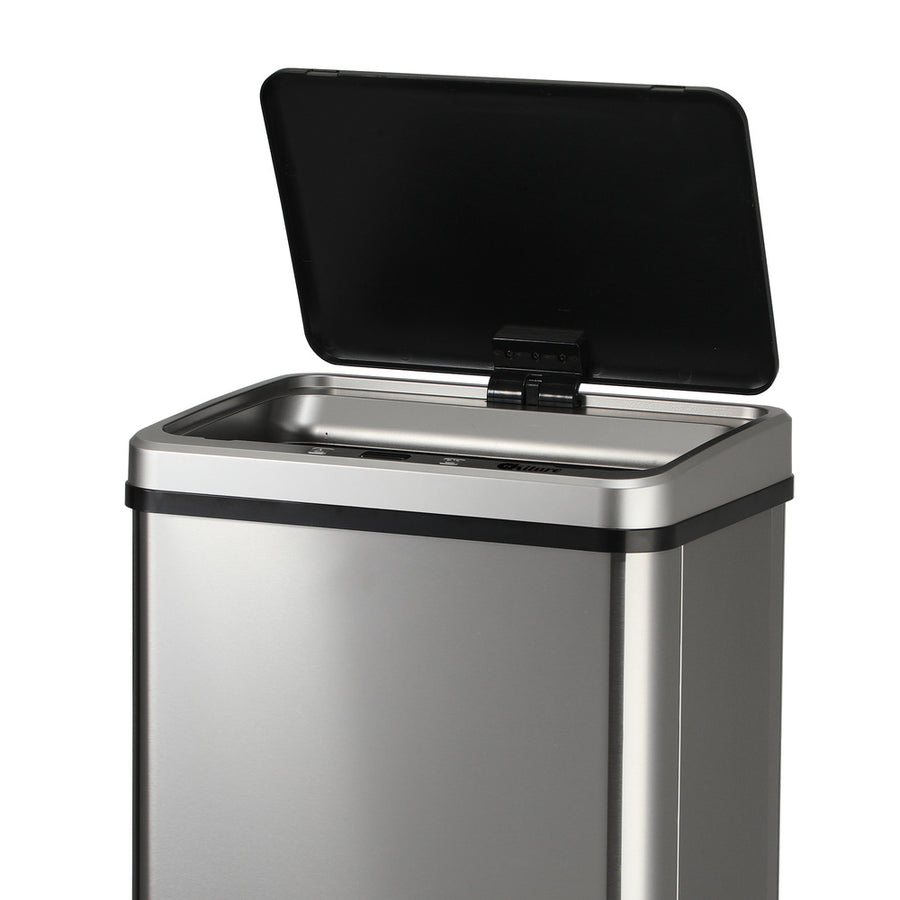Oikiture Motion Sensor Bin 60L Automatic Silver