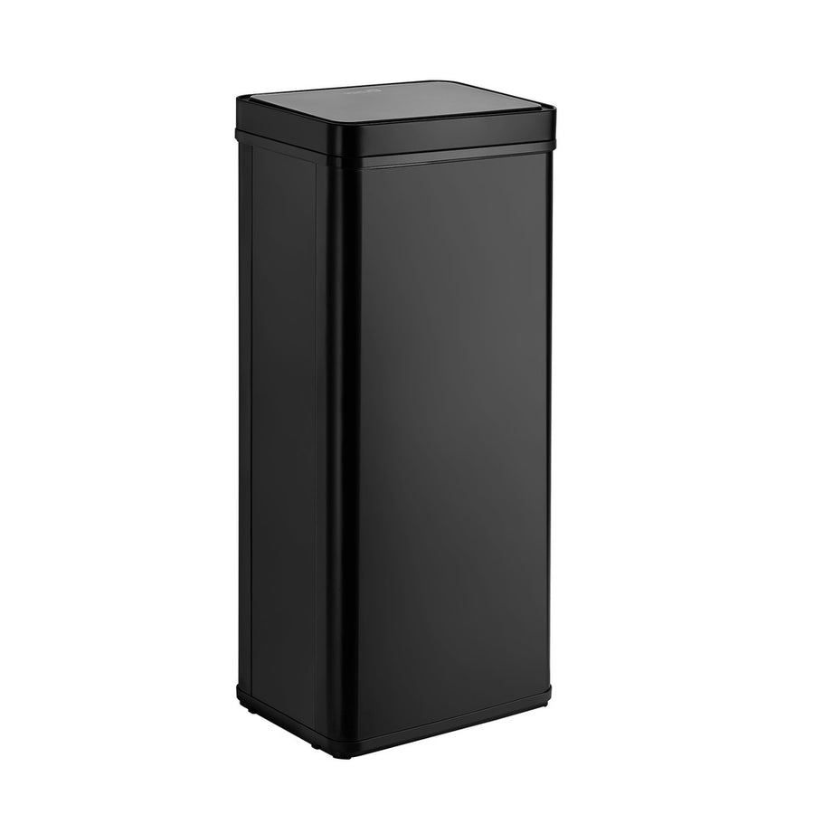 Oikiture 75L Motion Sensor Bin Automatic Rubbish Trash Can Black