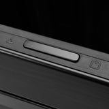 Oikiture 75L Motion Sensor Bin Automatic Rubbish Trash Can Black - 45-Degree Angle