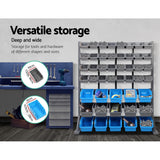 Giantz 47 Storage Bin Rack Free Stand Steel Stand - 45-Degree Angle