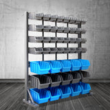 Giantz 47 Storage Bin Rack Free Stand Steel Stand - Low Angle