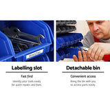 Giantz 30 Storage Bin Rack Wall Mounted - Top-Down View