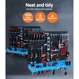 Giantz 108 Storage Bin Rack Wall Mounted - Top-Down View