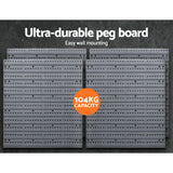 Giantz 88 Storage Bin Rack Wall Mounted - Top-Down View