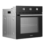 Devanti 60cm Electric Built In Wall Oven Stainless Steel - Side View
