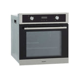 Devanti Electric Built In Wall Oven 80L Convection Grill Ovens Stainless Steel - Side View