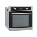 Devanti Electric Built In Wall Oven 80L Convection Grill Ovens Stainless Steel - Side View