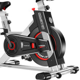 Powertrain IS-500 Heavy-Duty Exercise Spin Bike Electroplated - Silver
