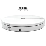 Christabelle 60cmD 100kg Commercial-Grade Electric Display Turntable Christmas Tree - White