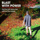 BAUMR-AG BW3 20V SYNC Cordless Leaf Blower, Skin Only - Close-Up Angle