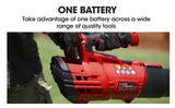 Baumr-AG 20V Lithium Cordless Leaf Blower Electric Hand-held Garden Tool - Close-Up Angle