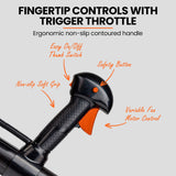 MTM 30CC Backpack Petrol Leaf Blower Yard Garden Commercial Outdoor - Top-Down View