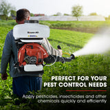 Baumr-AG Backpack 2-Stroke Petrol Powered Chemical Sprayer Fogger Mister Blower - Side View