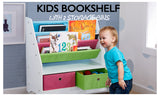 Kids Children Bookcase/ Toy Bins - Front View