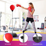 Everfit Adult Punching Bag Stand 150cm Adjustable Freestanding with Gloves and Pump - 45-Degree Angle