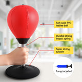 Everfit Desktop Punching Boxing Bag Stand Set with Pump Swivel Speed Balls - 45-Degree Angle