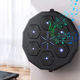 Everfit Music Boxing Machine Bluetooth Target Punching USB Chargeable Home Gym - Close-Up Angle