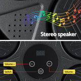 Everfit Music Boxing Machine Bluetooth Wall-Mounted Punch Target with LED Display & Gloves - Rear View