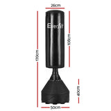 Everfit Boxing Punching Bag Stand 170CM Home Gym Training Equipment - Front View