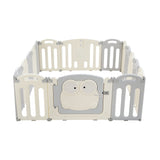 Keezi Baby Playpen 16 Panels Foldable Toddler Fence Safety Play Activity Centre - Top-Down View