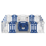 Keezi Kids Baby Playpen 24 Panels Safety Gate Toddler Fence Barrier Play Game - Side View