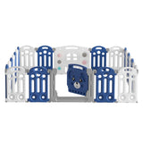 Keezi Kids Baby Playpen 24 Panels Safety Gate Toddler Fence Barrier Play Game - 45-Degree Angle
