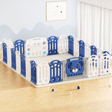 Keezi Kids Baby Playpen 24 Panels Safety Gate Toddler Fence Barrier Play Game - Close-Up Angle