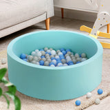 Keezi Kids Ball Pit 90x30cm Ocean Foam Play Pool Barrier Toys Children Blue - Low Angle