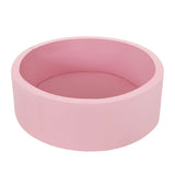 Keezi Kids Ball Pit 90x30cm Ocean Foam Play Pool Barrier Toys Children Pink - Side View