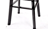 1 X Vintage Retro Industrial Swivel Bar Stool - 45-Degree Angle