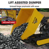 Baumr-AG Motorised Tracked Wheelbarrow Dumper, Briggs & Stratton CR950 Petrol Engine, 500kg Capacity - Extra Image