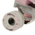 Circle Society Adjustable Kids Quad Roller Skates - Cotton Candy Rhythm Skates