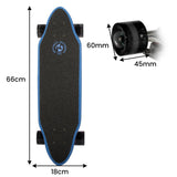 Kryptonics 26-inch Skateboard Mini Cutaway Cruiser Board - 89 IS Fine