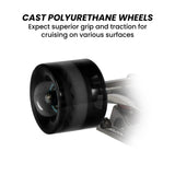Kryptonics 26-inch Skateboard Mini Cutaway Cruiser Board - 89 IS Fine
