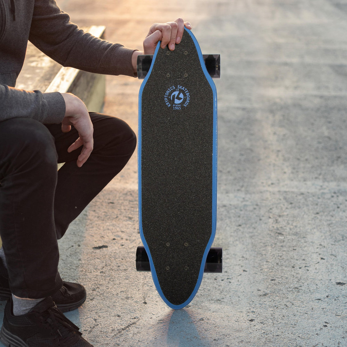 Kryptonics 26-inch Skateboard Mini Cutaway Cruiser Board - 89 IS Fine