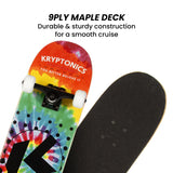 Kryptonics 31-inch Star Series Complete Skateboard Rainbow Dot - Extra Image