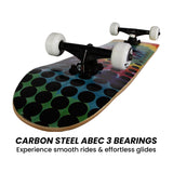 Kryptonics 31-inch Star Series Complete Skateboard Rainbow Dot - Extra Image