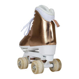 Circle Society Adjustable Quad Kids Roller Skates - Metallic Rose Gold Rhythm Skates