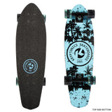 Kryptonics 28-Inch Skateboard Cruiser Board - Negative - Front View