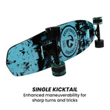 Kryptonics 28-Inch Skateboard Cruiser Board - Negative