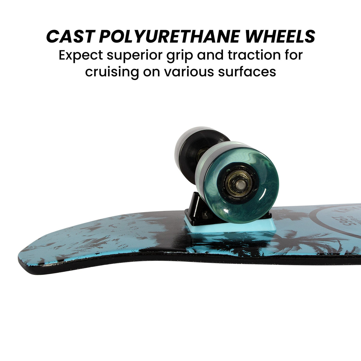 Kryptonics 28-Inch Skateboard Cruiser Board - Negative