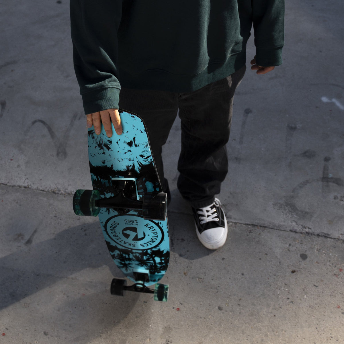 Kryptonics 28-Inch Skateboard Cruiser Board - Negative