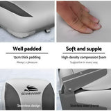 Seamanship 2X Folding Boat Seats Marine Swivel Low Back 13cm Padding Charcoal - 45-Degree Angle