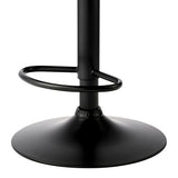 Oikiture 4x Bar Stools with Gas Lift Swivel Grey