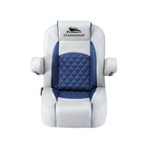 Seamanship Reclining Captain Boat Seat 90°-155° Recline, 19cm Thick Cushion - Side View