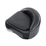 Premium Grey Swivel Boat Seat with 8cm Padding for Fishing and Casting - Side View