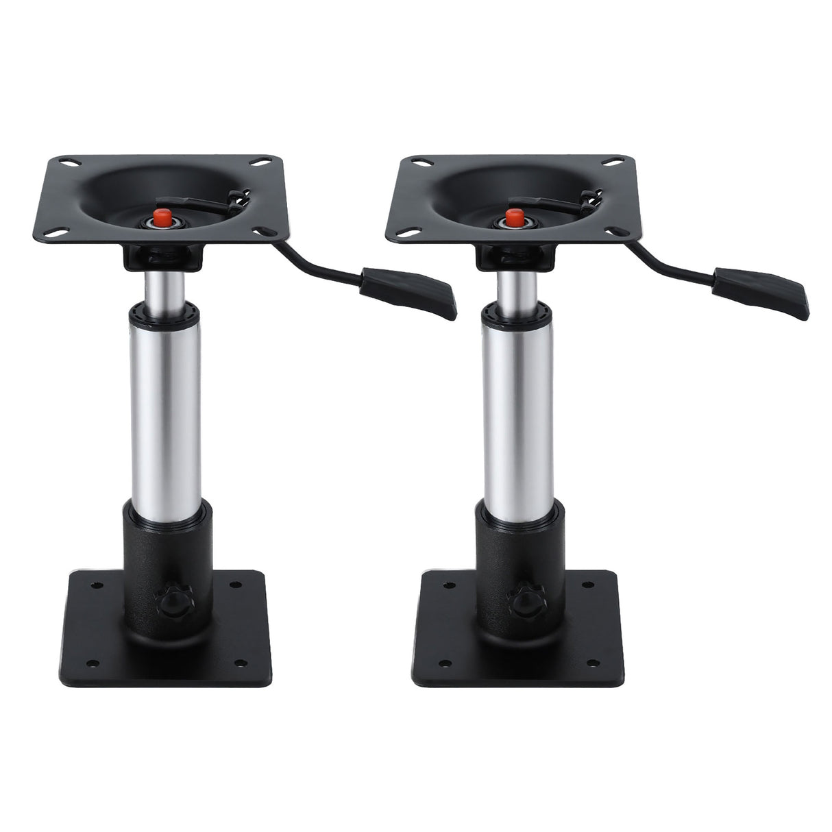 Seamanship Boat Seat Pedestal 34–46cm Adjustable Gas Lift 360 Degrees Swivel 2 Pack